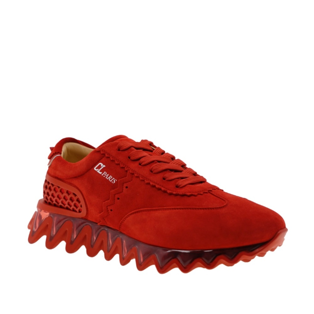Christian Louboutin Sneakers Loubishark Size 11 New - Picture 3 of 7